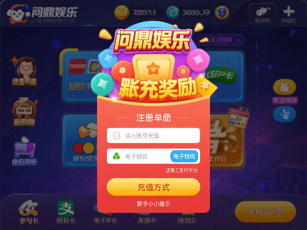 注册完成后，接下来就是为账号充值，以便参与各类游戏